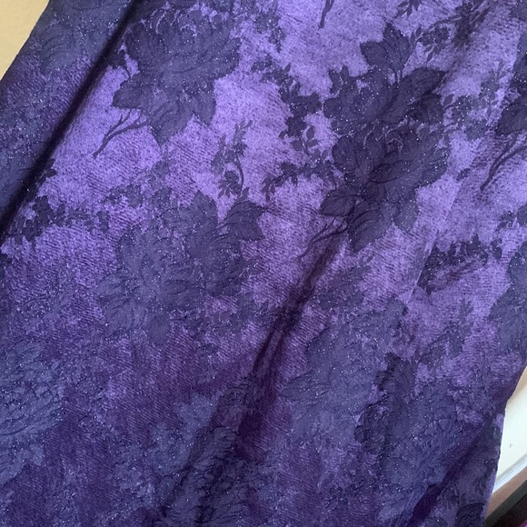 Purple Y2K A-line gown - Picture 3 of 10